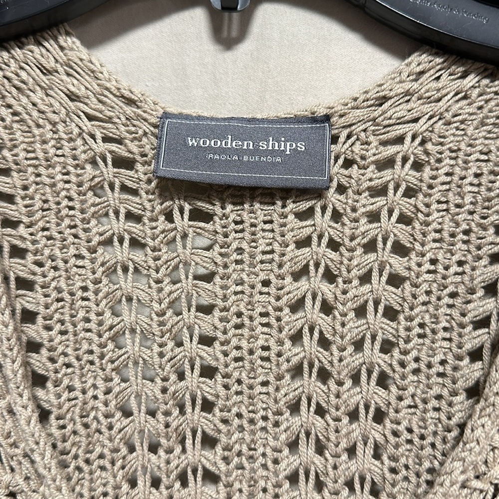 Anthropology Wooden Ships cropped sweater / Size S/M / Box 3-10 - Picture 5 of 9